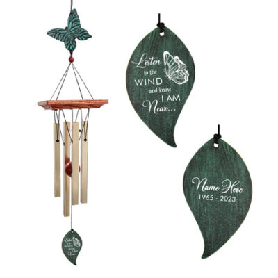 Astarin Personalized Memorial Wind Chimes,Sympathy Gift for loss of loved ones-081