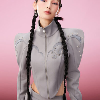 MUKZIN Stand Collar Retro Original High-quality Solid Color Coat