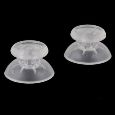 eXtremeRate Clear Custom Thumbsticks Analog Stick Part for