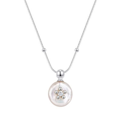 MUKTANK x SUN HUNTER Round Freshwater Pearl Necklace