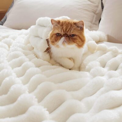 Luxplush Striped Blanket