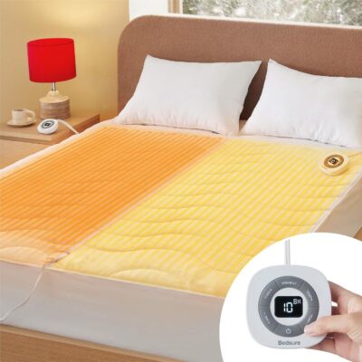 Coral Fleece Heated Mattress Pad