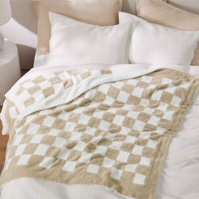 Bedsure Super Soft Reversible Checkerboard Blanket