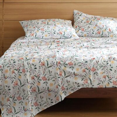 Bedsure 100% Cotton Sheets Dandelion Field
