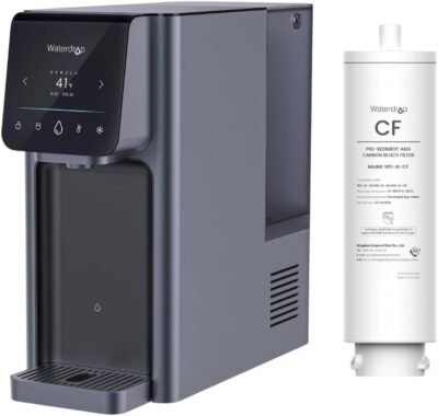 Waterdrop A1 Reverse Osmosis Hot Cold Water Dispenser With CF Replacement Filter Combo