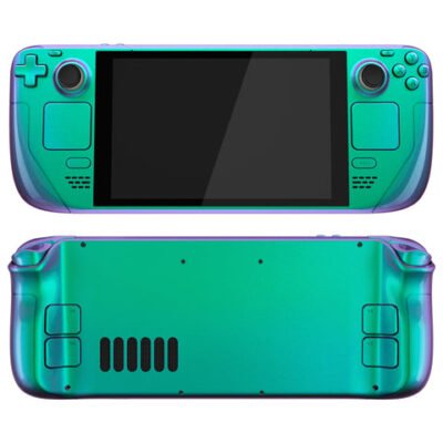 eXtremeRate Replacement Chameleon Green Purple Full Set She