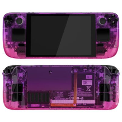 eXtremeRate Replacement Gradient Translucent Purple Rose Re