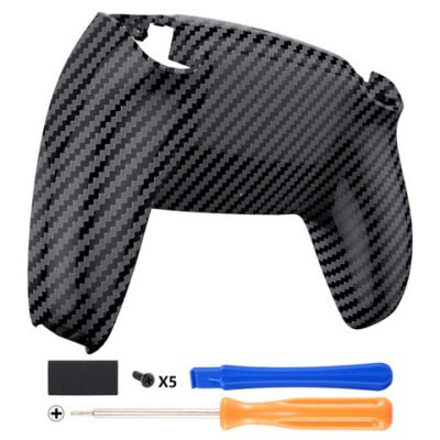 eXtremeRate Graphite Carbon Fiber Pattern Custom Back Housi