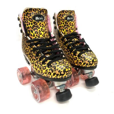 Riedell Quad Roller Skates - Jungle Leopard (Refurbished)