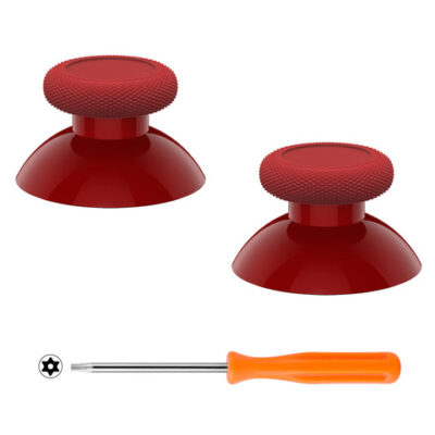 eXtremeRate Carmine Red Replacement Thumbsticks for Xbox Se