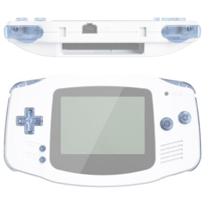 eXtremeRate Clear Glacier Blue GBA Replacement Full Set But