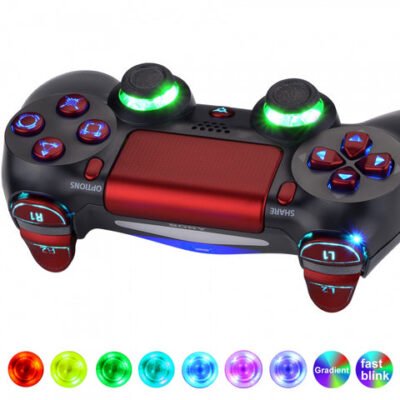 eXtremeRate Multi-Colors Luminated D-pad Thumbstick Trigger