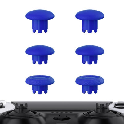 eXtremeRate Blue Replacement Swappable Thumbsticks for PS5