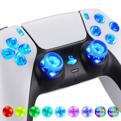 eXtremeRate Multi-Colors Luminated Dpad Thumbstick Share Ho