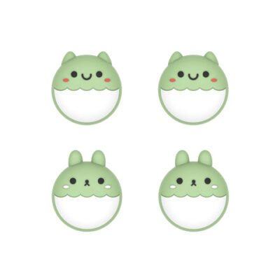 PlayVital Rabbit & Squirrel Cute Thumb Grip Caps for PS