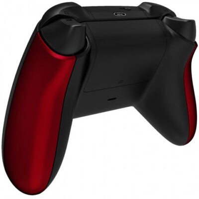 eXtremeRate Scarlet Red Soft Touch Grip Back Panels, Comfor