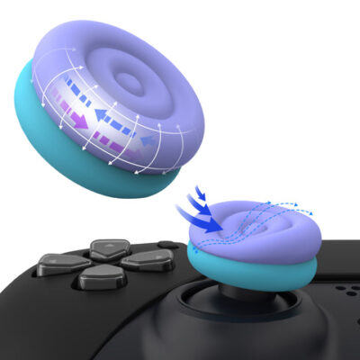 PlayVital Thumbs Cushion Caps Thumb Grips for ps5, for ps4,