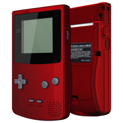 eXtremeRate IPS Ready Upgraded Scarlet Red GBC Replacement