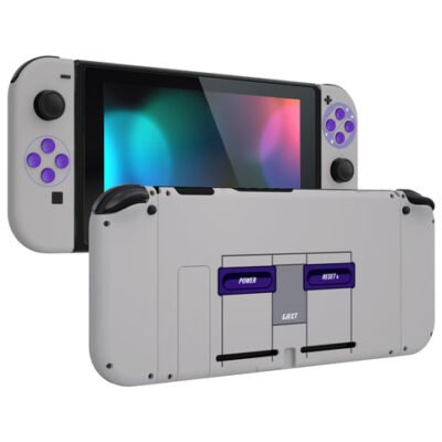 eXtremeRate Classics SNES Style Back Plate for Nintendo Swi