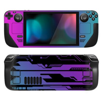 PlayVital Full Set Protective Skin Decal for Steam Deck LCD