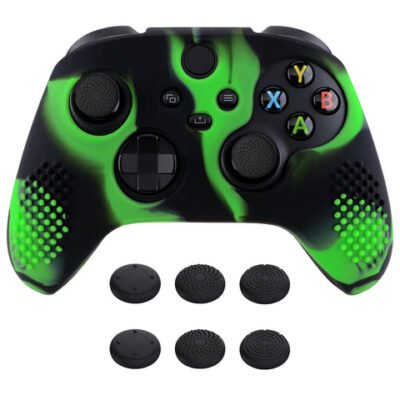 PlayVital Green & Black 3D Studded Edition Anti-slip Si