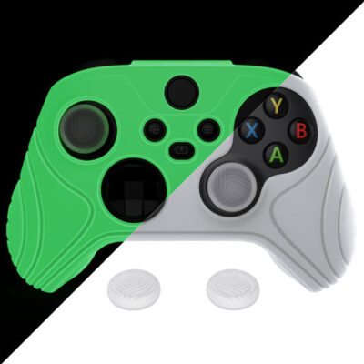 eXtremeRate Glow in Dark - Green Anti-slip Controller Grip