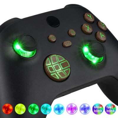 eXtremeRate Multi-Colors Luminated Dpad Thumbsticks Start B