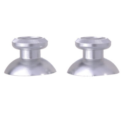 eXtremeRate Silver Metal Aluminium Thumbsticks Buttons Cust