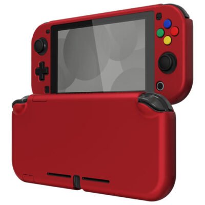 PlayVital Scarlet Red Customized Protective Grip Case for N