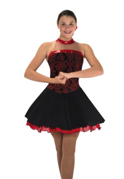 Jerry's Figure Skating Dress - 267 Tango on Time Dress (Size AXL)
