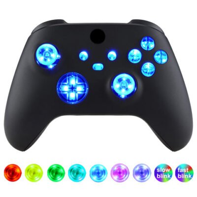 eXtremeRate Multi-Colors Luminated D-pad Thumbsticks Start