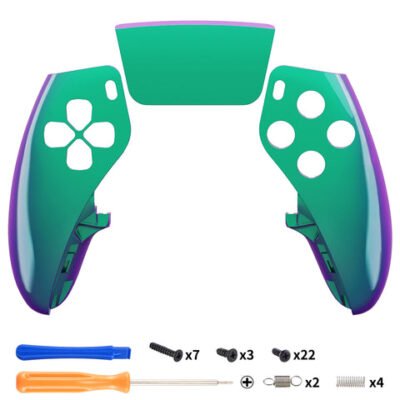 eXtremeRate Chameleon Green Purple Left Right Front Housing