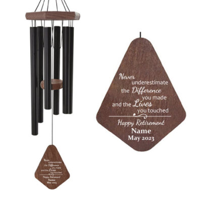 Astarin Personalized Wind Chimes for Retirement,Happy Retirement WindChimes Gifts-003