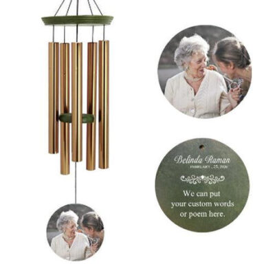 Astarin Personalized Memorial Wind Chimes,Sympathy Gift for loss of loved ones-049