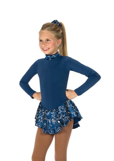 Jerry's Ice Skating Dress - 20 Fancy Fleece Dress - Navy Blue 6-8