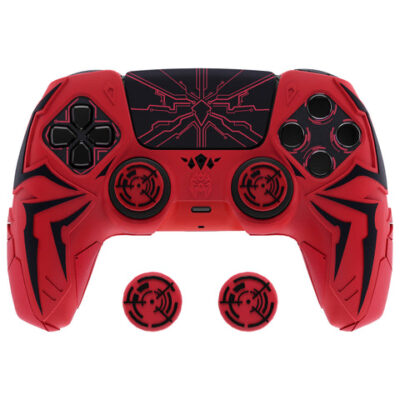 PlayVital Cyber Spider Design for ps5 Controller Silicone C