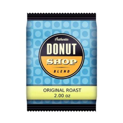 Donut Shop Blend Coffee - 2 oz Pillow Packs - Original Roast - 42 count box