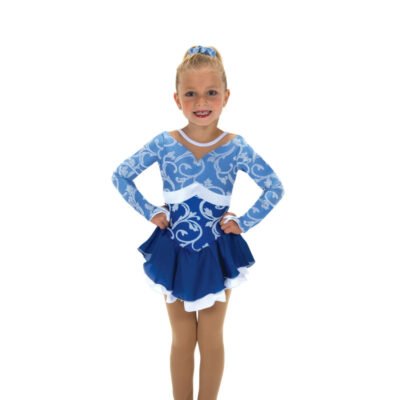 Jerry's Ice Skating Dress - 612 Blue Times Two Dress Size Youth 12-14