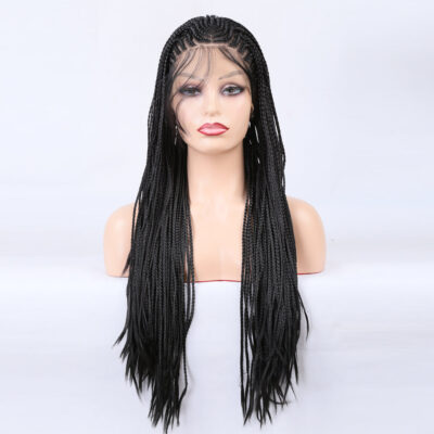 True Glam Braided Front Lace Wig