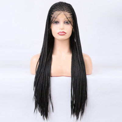 Premium Wig - Elvira Front Lace Long Braided Wigs