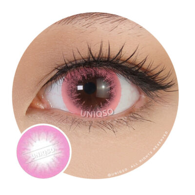 Western Eyes Bubble Pink (1 Lens/Pack)