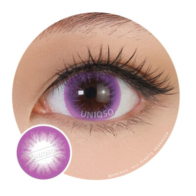 Western Eyes Bubble Violet (1 Lens/Pack)