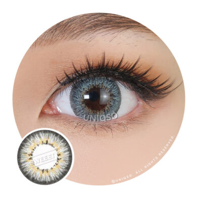 Western Eyes Puffy 3 Tones Grey (1 Lens/Pack)