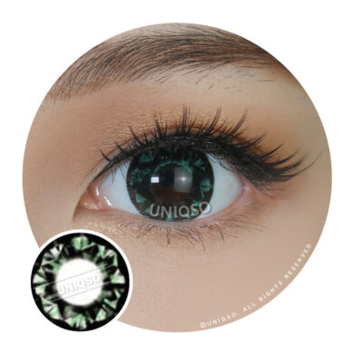 Western Eyes Diamond 2 Tones Green (1 Lens/Pack)