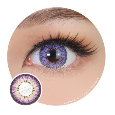 Western Eyes Puffy 3 Tones Violet (1 Lens/Pack)