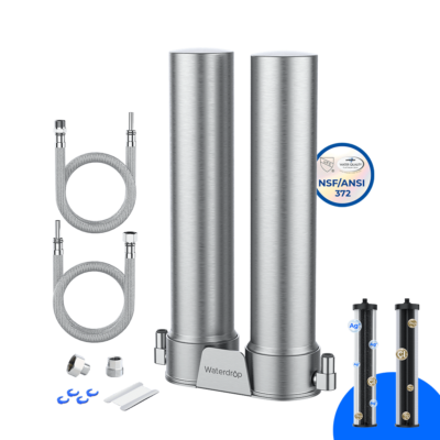 Waterdrop DST Stainless Steel Under Sink Water Filter System