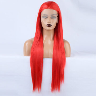 Crimson Blush Front Lace Wig