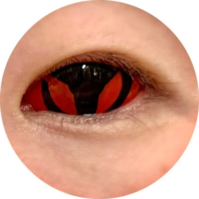 Sweety Sclera Contacts Kakashi / Obito Mangekyou Sharingan (1 Lens/Pack)