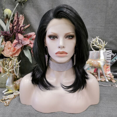 Premium Wig - Midnight Glams In Medium Length Lace Front Wig