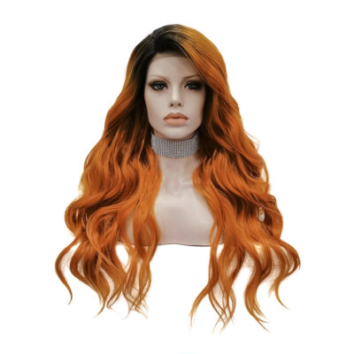 Premium Wig - Auburn Long Big Wave Lace Front Wig